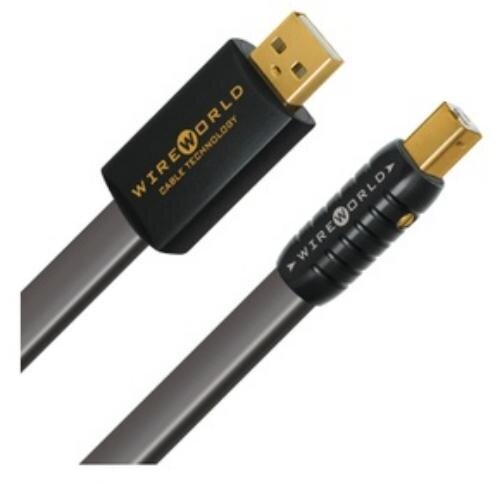 USB, Lan Wire World Silver Starlight 7 USB 2.0 A-B Flat Cable 3.0m