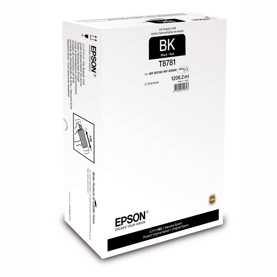 T8781 Контейнер с черными чернилами EPSON повышенной емкости XXL