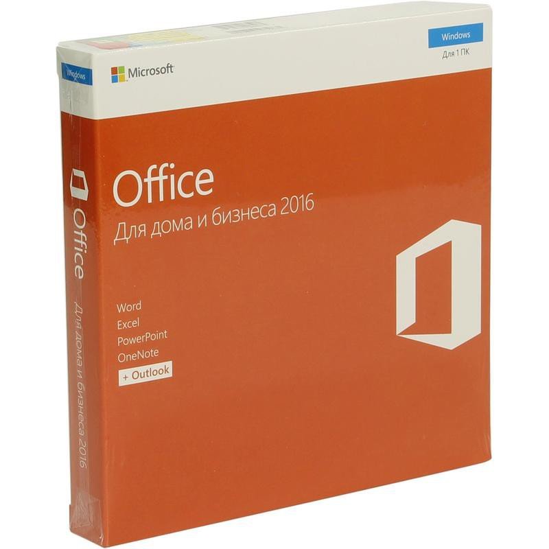 Программное обеспечение Microsoft Office 2016 BOX Home and Business x32/x64 Rus T5D-02705/T5D-02292