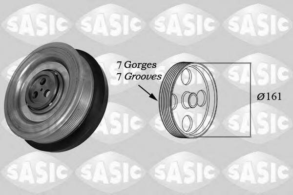 Ременный шкив, коленчатый вал Sasic 2156057