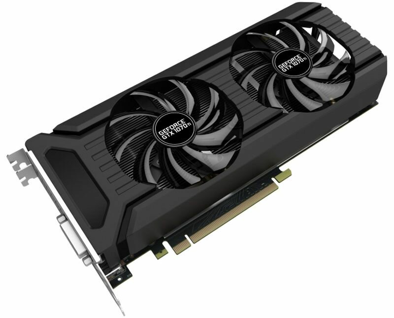 Видеокарта Palit GeForce GTX 1070 Ti 1607MHz PCI-E 3.0 8192MB 8000MHz 256 bit DVI HDMI HDCP Dual