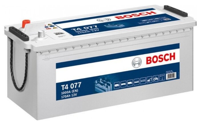 Аккумулятор для грузовиков Bosch T4 077 (0 092 T40 770)