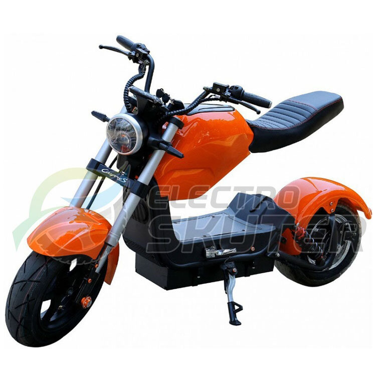 Электроскутер Citycoco Harley Prince 2000W (Оранжевый)