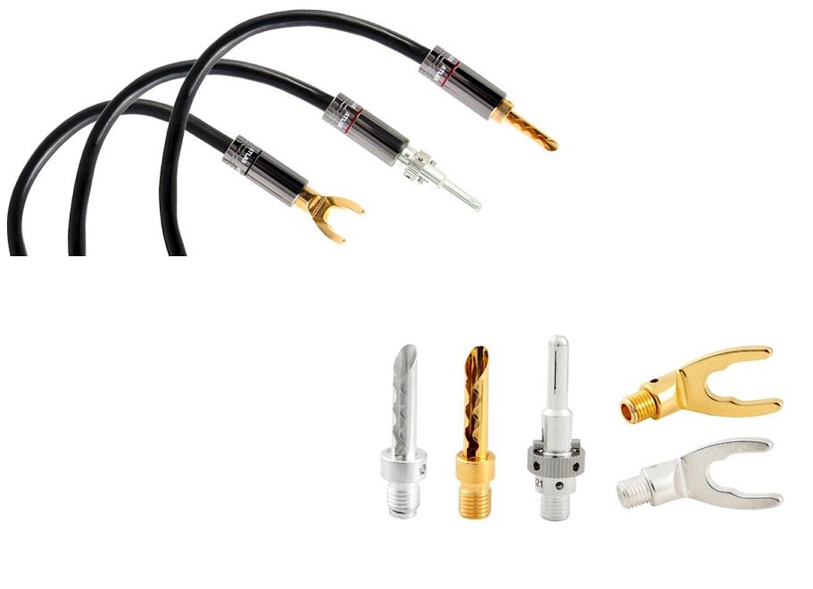 Пара акустических кабелей Atlas Ascent 3.5 7.0 м (Transpose Z plug Gold)