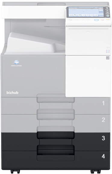 Konica Minolta двухкассетный модуль подачи бумаги Universal Tray PC-213, 2 x 500 листов (A7VAWY2, A7VAWY8) (A7VAWY8)