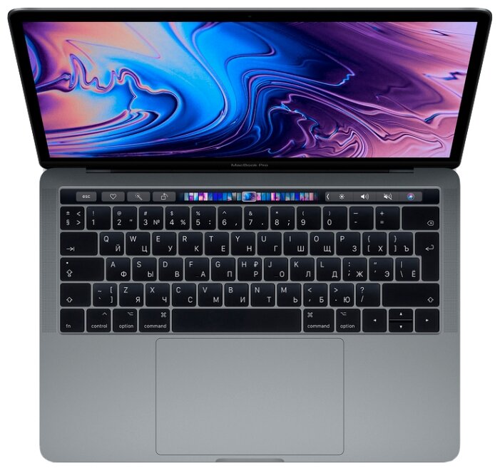 Ноутбук Apple MacBook Pro 13 with Retina display and Touch Bar Mid 2018 (Intel Core i5 2300 MHz/13.3quot;/2560x1600/8GB/256GB SSD/DVD нет/Intel Iris Plus Graphics 655/Wi-Fi/Bluetooth/macOS)