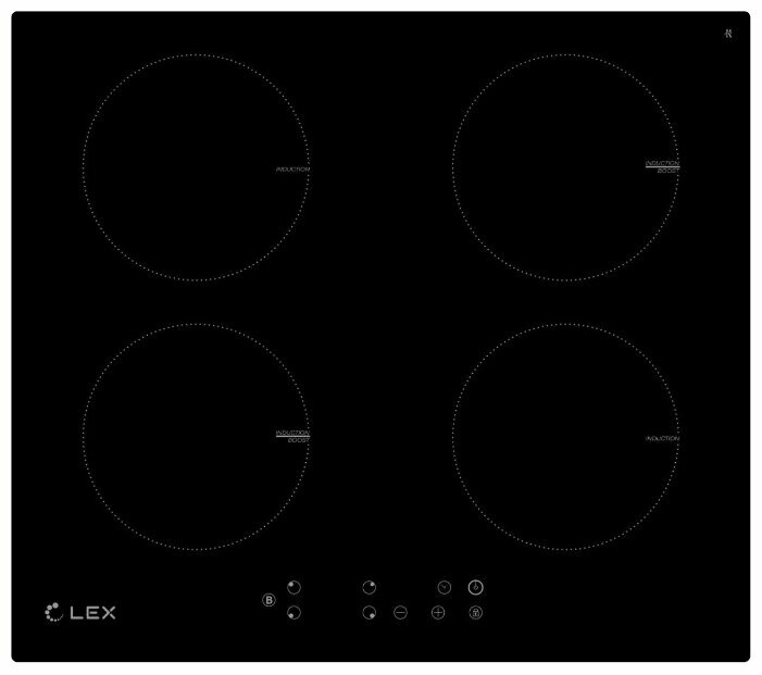 Индукционная варочная панель LEX EVI 640-1 BL