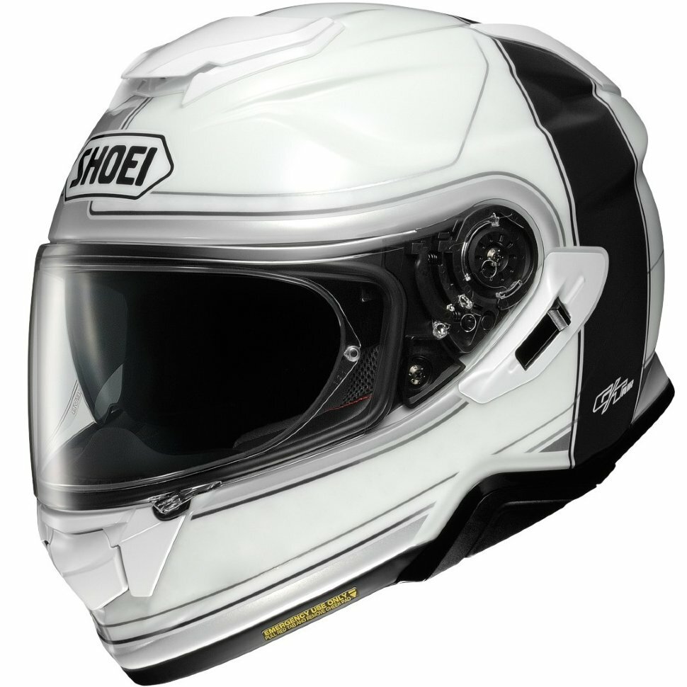 Шлем GT-AIR II CROSSBAR SHOEI (белый/черный, L)