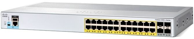 Коммутатор (switch) Cisco (WS-C2960L-24PS-LL)