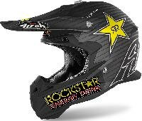 Airoh Terminator Open Vision Rockstar 2020 шлем внедорожный, бело-черно-желтый / L