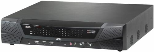 Переключатель KVM Aten KN8164V-AX-G switch19quot;, 964 порта/port PS/2/USB/SUN/RS232, без доп. модулей, (Virtual Media;подкл. server/серверов через доп.