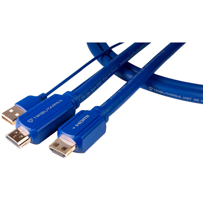 HDMI кабели Tributaries UHDT-120B UHD Titan HDMI Active USB power 12м