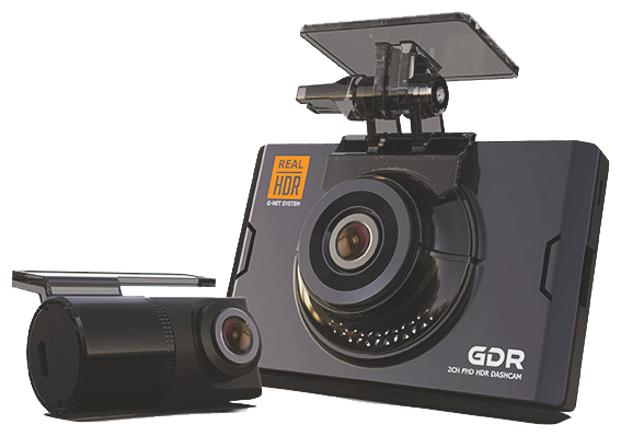 Видеорегистратор Gnet GDR + WIFI + GPS, 2 камеры, GPS