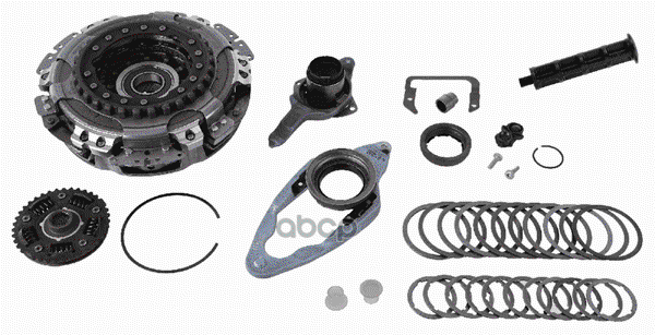 Ком/Кт Сцепления Dsg [С Выж.] Audi, Seat, Skoda, Vw 1.4tsi/1.6/1.8tfsi (7-Ми Ст.Dsg) 04- Sachs арт. 3000 943 001