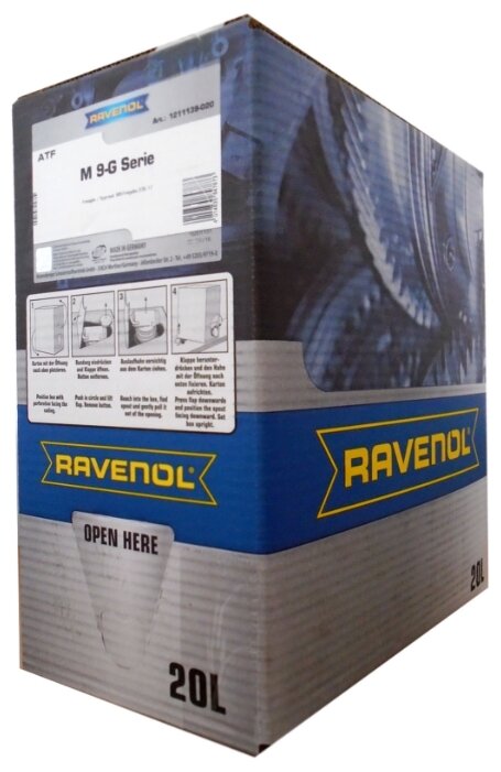 Трансмиссионное масло Ravenol ATF M 9-G Serie ecobox