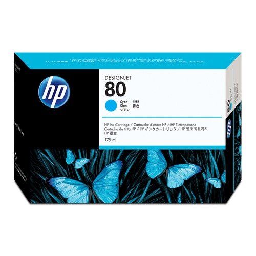 Печатающая головка HP 80 C4821A голубой для HP DJ 1050c/c plus/1055