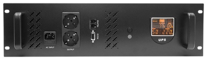ИБП с двойным преобразованием SNR Line-Interactive 1000 VA Rackmount (LCD)