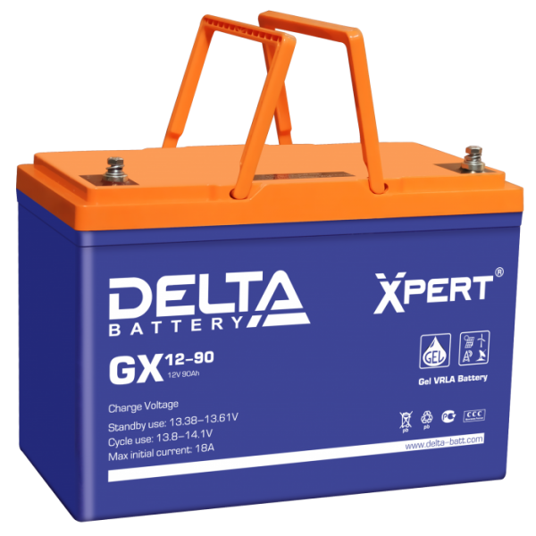 Аккумулятор Delta GX 12-90 Xpert