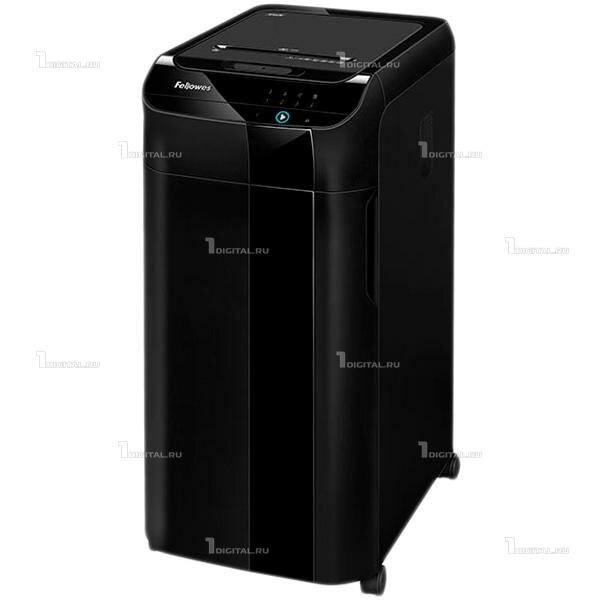 Уничтожитель бумаг Fellowes AutoMax 350C (FS-49641) автоподатчик 350л., 62 литр, 4х38мм P-4, скобы/скрепки/карты/диски.