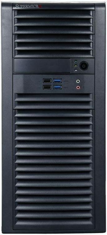Серверная платформа Tower Supermicro SYS-5039A-IL на базе чипсета Intel C236 1151x1 Intel Core i3 6th Gen DDR4-2400x4 3.5quot;x SATA