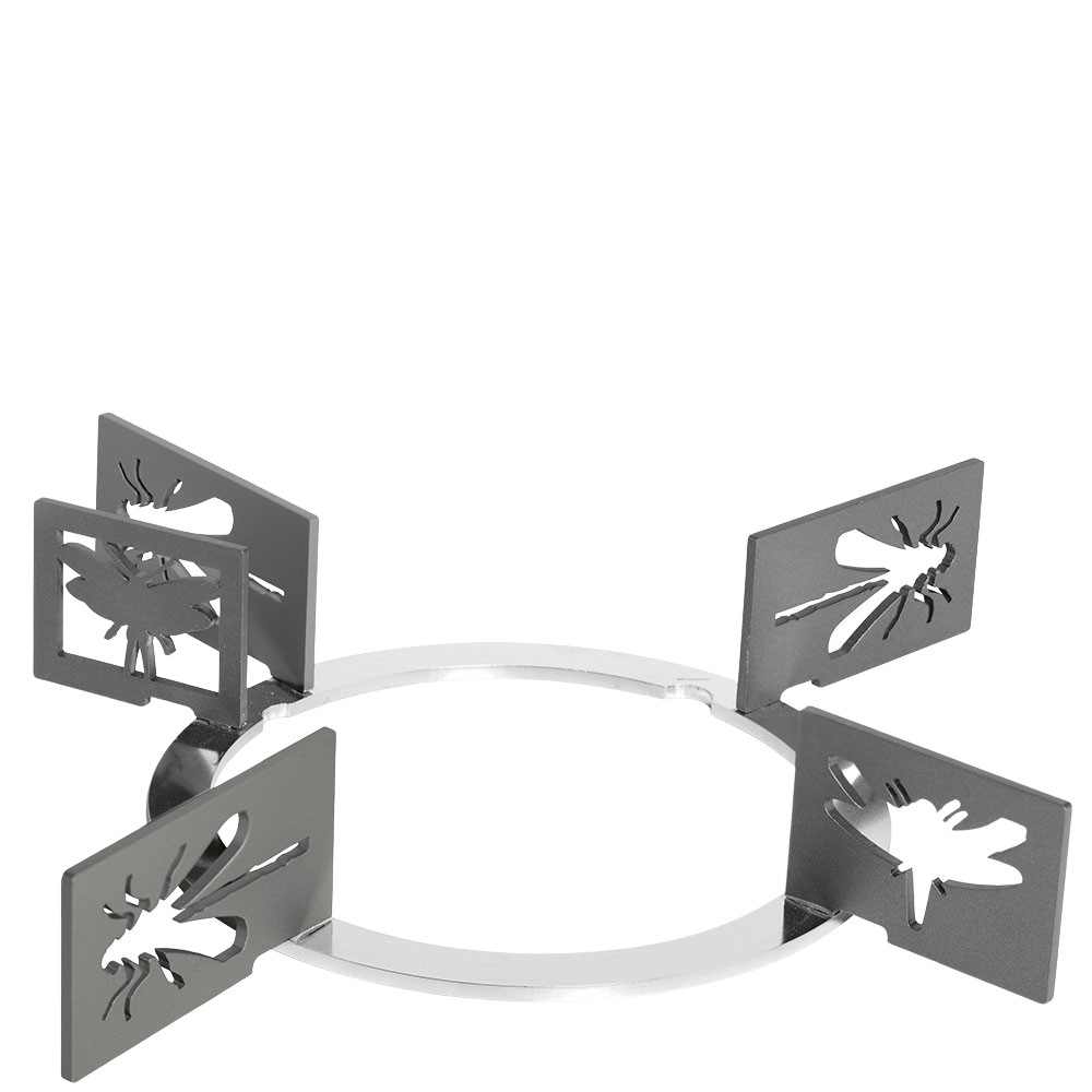 Набор декоративных решеток для варочных панелей Smeg KPDSN75I. Дизайн - насекомые.