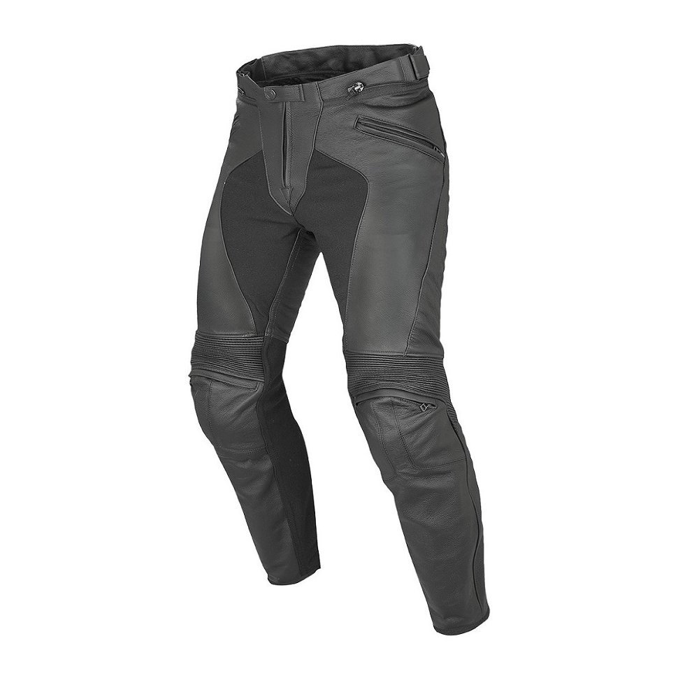 Брюки кожаные P.PONY C2 DAINESE (Черный, 46)