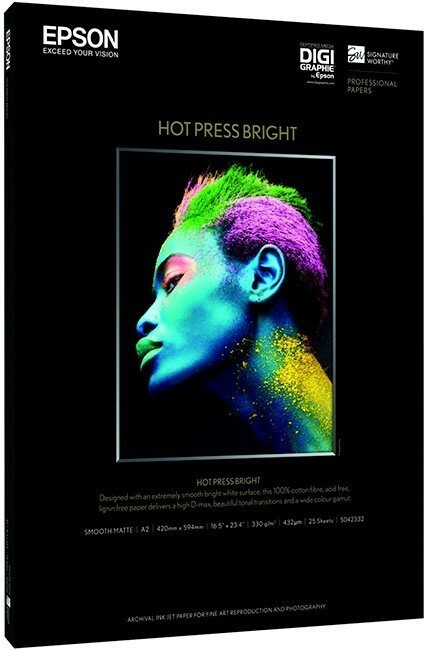 Бумага Epson Fine Art Paper Hot Press Bright A3+ (C13S042330)