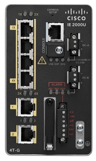 Коммутатор Cisco Industrial Ethernet IE-2000U-4T-G