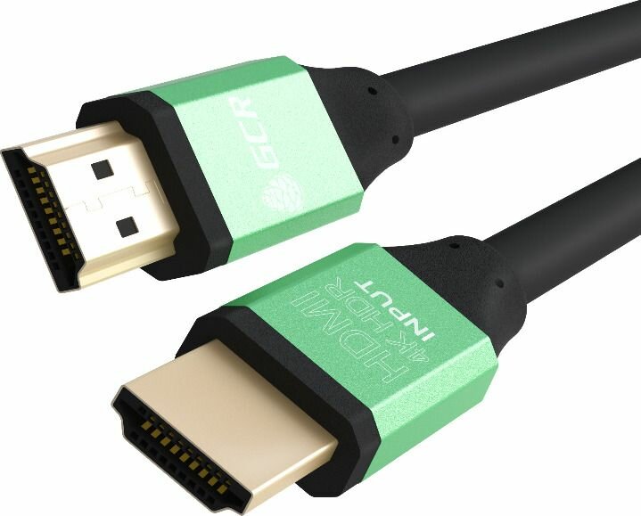 Кабель Greenconnect, HDMI 2.0, HDR 4:2:2, High speed, с усилителем, черный