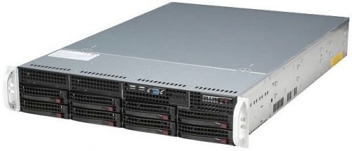 Серверная платформа 2U Supermicro SYS-6028R-TRT (2x2011v3, C612, 16xDDR4, 8x3.5quot; HS,3 PCI-E 3.0 x16, 3 PCI-E 3.0 x8 LP slots, 2x10GE, 2x740W,Rail)