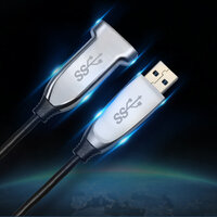USB 3.0 удлинитель из оптоволокна с усилителем Pro-HD USB 3.0 удлинитель из оптоволокна с усилителем 20 метров