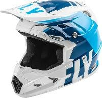 Fly Racing Toxin MIPS Transfer шлем кроссовый, бело-сине-голубой / L