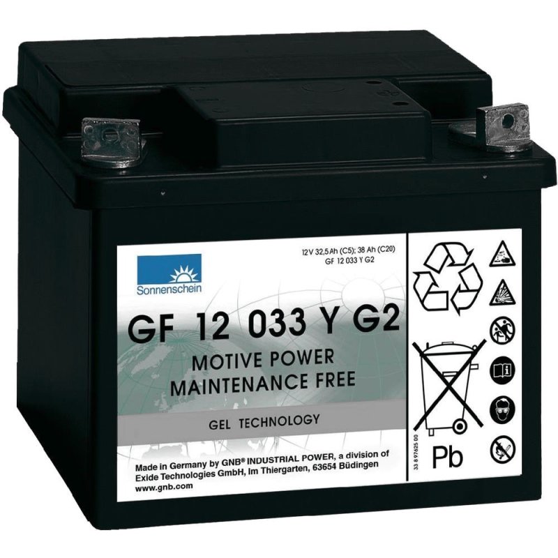Аккумуляторная батарея тяговая SONNENSCHEIN GF 12 033 Y G2, 12V 32,5 Ah (С5)