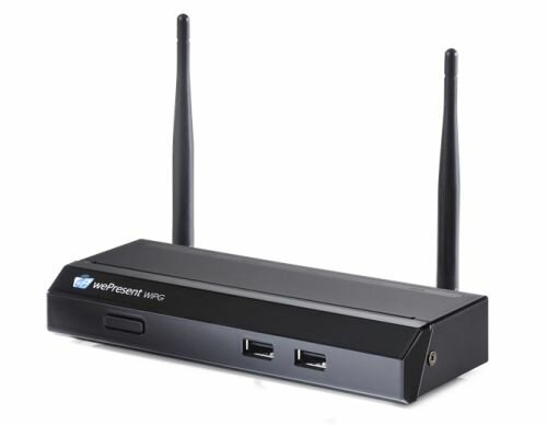 Беспроводной презентер Barco WePresent WiPG-1000P SET NA R9866100NA 64 одновременных подключения, 4 участника на 1 экране, предоставление слайдов, Wi-