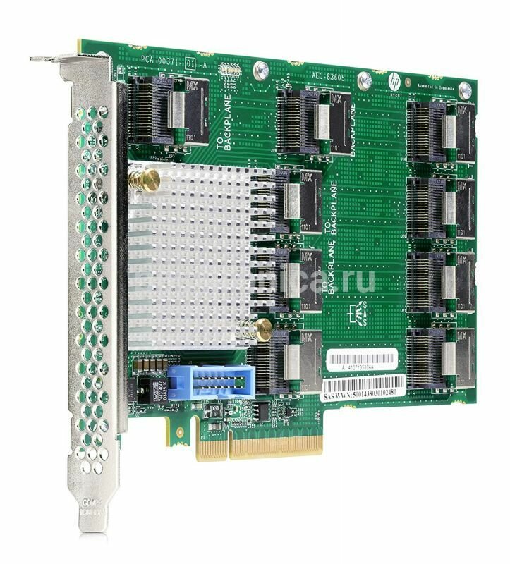 Контроллер HPE DL38X Gen10 12Gb SAS Expander Card Kit with Cables (870549-B21)