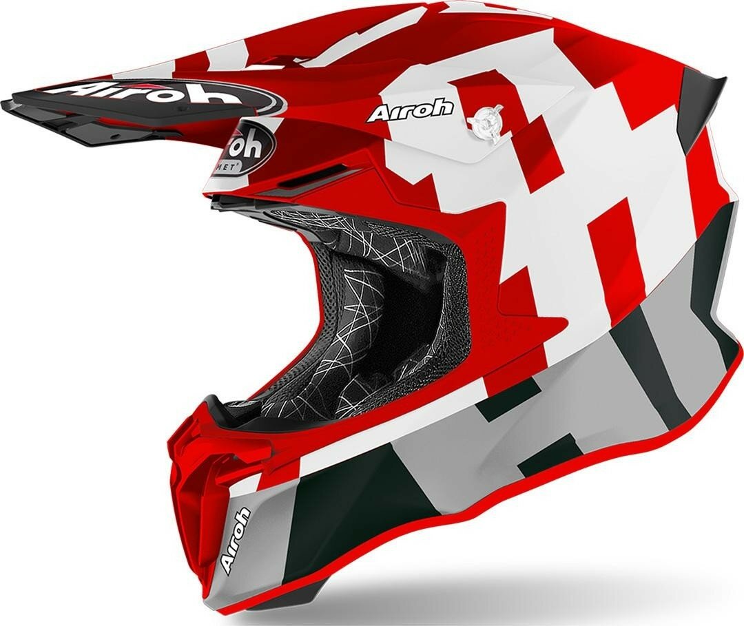 AIROH шлем кросс TWIST 2.0 FRAME RED MATT