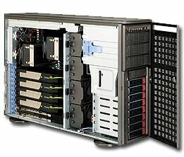 Корпус серверный 4U Supermicro CSE-747BTQ-R1K62B 8*3.5quot; HS SAS/SATA, 11 FH/FL exp. slots, 2*USB 2.0, 2*1620W