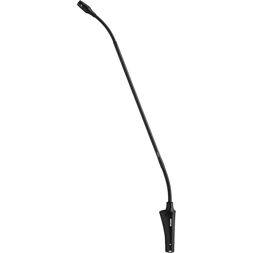 SHURE CVG18RS-B/C конденсаторный кардиоидный микрофон на гибком держателе с выключателем, преамп, световое кольцо, длина 45 см.