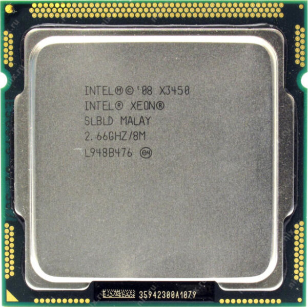 Процессор Intel Xeon X3450 Lynnfield (2667MHz, LGA1156, L3 8192Kb)