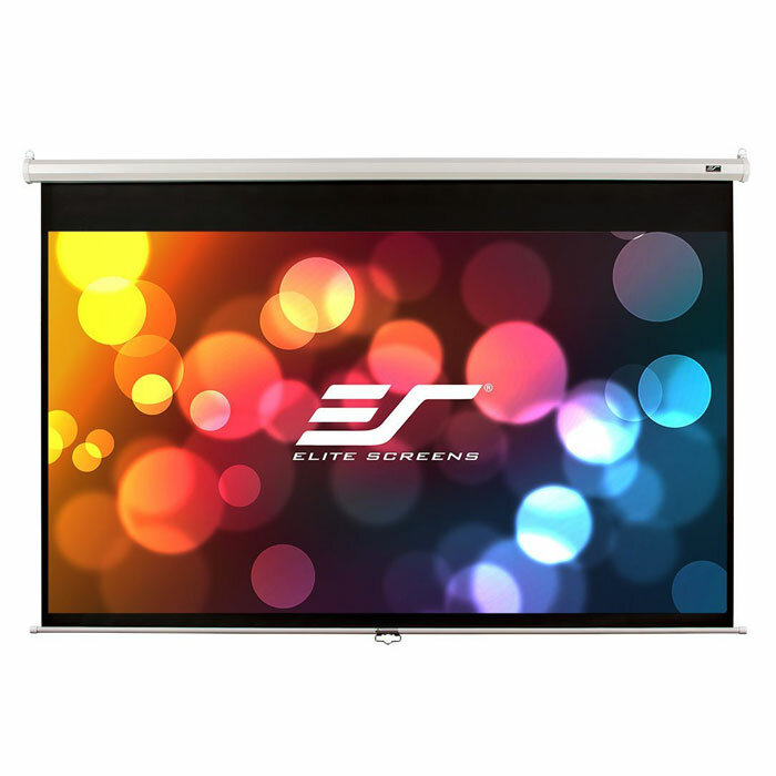 Elite Screens 149.4x265.7см Manual M120XWH2, 16:9, рулонный, белый