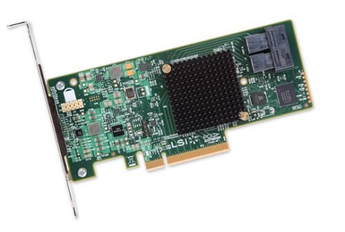 Контроллер SAS LSI 9300-8i SGL LSI00344 / H5-25573-00 (PCI-E 3.0 x8, LP, SAS12G, 8port (2*intSFF8643)