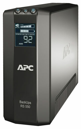 Интерактивный ИБП APC by Schneider Electric Back-UPS RS LCD 550VA