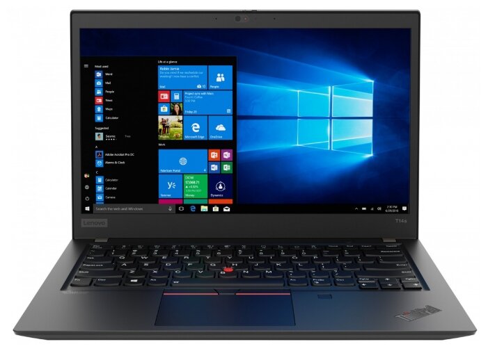 Ноутбук Lenovo ThinkPad P14s Gen 1 (Intel Core i7 10510U 1800MHz/14quot;/1920x1080/16GB/1024GB SSD/DVD нет/NVIDIA Quadro P520 2GB/Wi-Fi/Bluetooth/3G/LTE/Windows 10 Pro)
