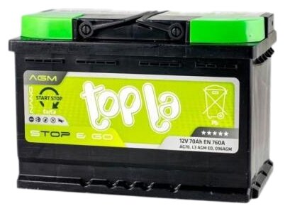 Аккумулятор Topla AGM StopGo 114070
