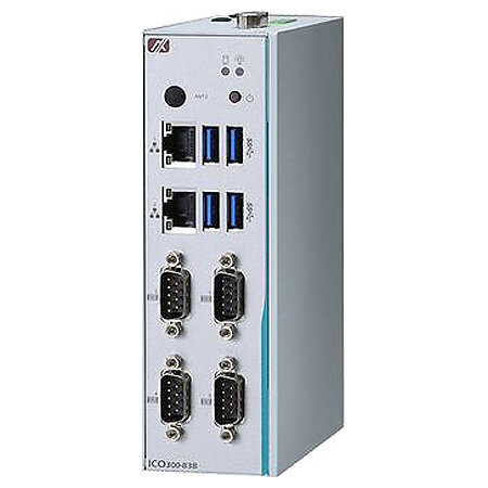 Встраиваемый компьютер Axiomtek ICO300-83B-N3350-4ICOM-WT-DC