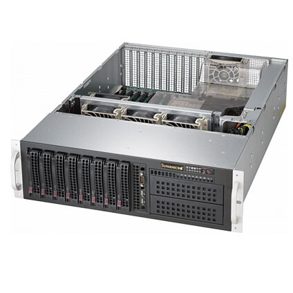 Серверная платформа 3U Supermicro SYS-6039P-TXRT (2*LGA3647, C621, 16*DDR4, 8*3.5quot; HS, 2*10Glan, VGA, 980W)