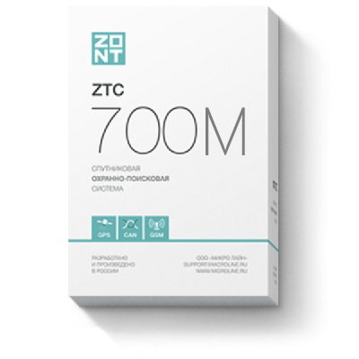 Спутниковая автомобильная сигнализация ZONT ZTC-700M