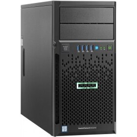 Сервер HP ProLiant ML30 Gen9 (823402-B21_CTO) E3-1220v6 Hot Plug Tower(4U)/ Xeon4C 3.0GHz(8MB)/ 2x8GB1UD_2400/H240(ZM/RAID 0/1/10/5)/ 2x1TB(4)LFF/noDVD/ iLOstd(no port)/1NHPFan/PCIfan/ 2x1GbEth/1x350W(NHP)