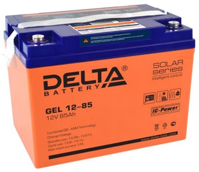 Аккумуляторная батарея DELTA GEL 12-85