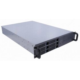 Корпус серверный 2U Procase ES206S-SATA3-B-0 (6 SATA III/SAS 6Gbit hotswap HDD), черный, без блока питания, глубина 550мм, MB 12quot;x10.5quot;